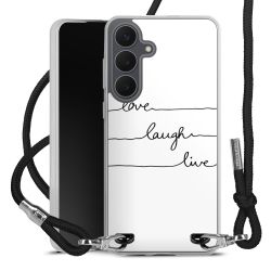 New Carry Case Transparent Stoff schwarz/silber