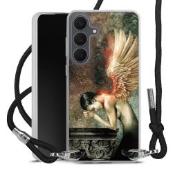 New Carry Case Transparent Stoff schwarz/silber