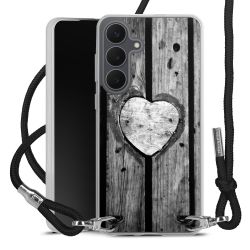 New Carry Case Transparent Stoff schwarz/silber