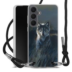 New Carry Case Transparent Stoff schwarz/silber