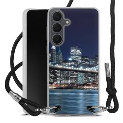 New Carry Case Transparent Stoff schwarz/silber