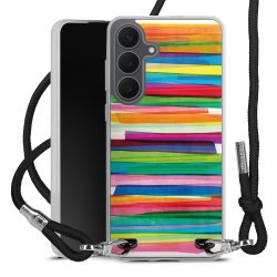 New Carry Case Transparent Stoff schwarz/silber