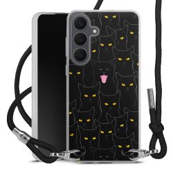 New Carry Case Transparent Stoff schwarz/silber