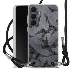 New Carry Case Transparent Stoff schwarz/silber