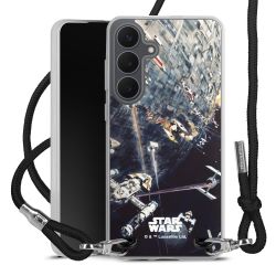 New Carry Case Transparent Stoff schwarz/silber