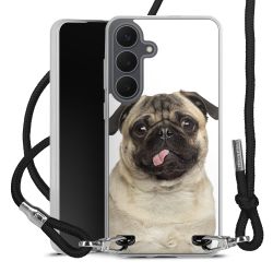 New Carry Case Transparent Stoff schwarz/silber