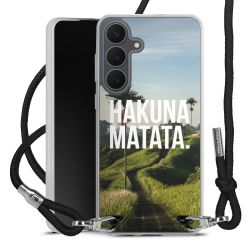 New Carry Case Transparent Stoff schwarz/silber