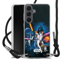 New Carry Case Transparent Stoff schwarz/silber