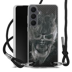 New Carry Case Transparent Stoff schwarz/silber