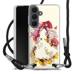 New Carry Case Transparent Stoff schwarz/silber