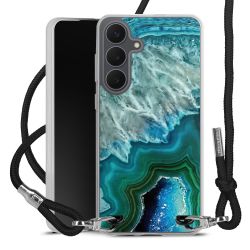 New Carry Case Transparent Stoff schwarz/silber