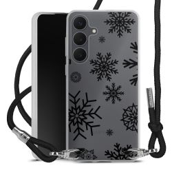 New Carry Case Transparent Stoff schwarz/silber