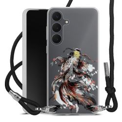 New Carry Case Transparent Stoff schwarz/silber