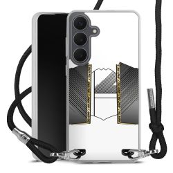 Carry Case Stoff schwarz/silber