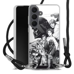 New Carry Case Transparent Stoff schwarz/silber