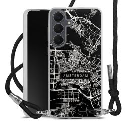 New Carry Case Transparent Stoff schwarz/silber