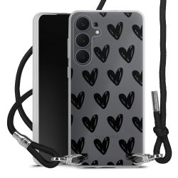 New Carry Case Transparent Stoff schwarz/silber