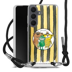 New Carry Case Transparent Stoff schwarz/silber