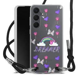 New Carry Case Transparent Stoff schwarz/silber