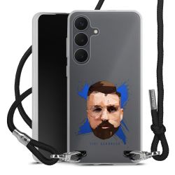 New Carry Case Transparent Stoff schwarz/silber