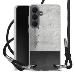 New Carry Case Transparent Stoff schwarz/silber