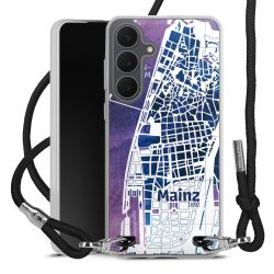 New Carry Case Transparent Stoff schwarz/silber