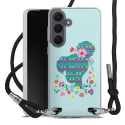 New Carry Case Transparent Stoff schwarz/silber