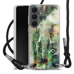 New Carry Case Transparent Stoff schwarz/silber