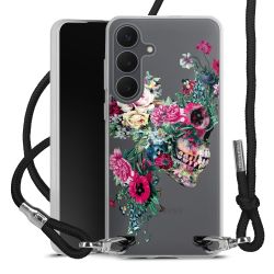 New Carry Case Transparent Stoff schwarz/silber