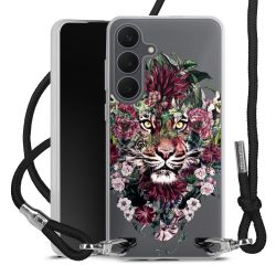 New Carry Case Transparent Stoff schwarz/silber