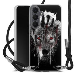 New Carry Case Transparent Stoff schwarz/silber