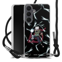 New Carry Case Transparent Stoff schwarz/silber