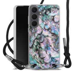 New Carry Case Transparent Stoff schwarz/silber