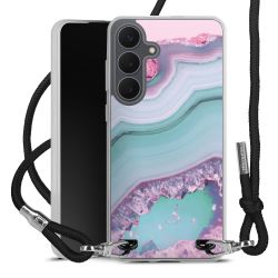 New Carry Case Transparent Stoff schwarz/silber