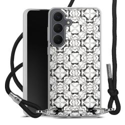 New Carry Case Transparent Stoff schwarz/silber