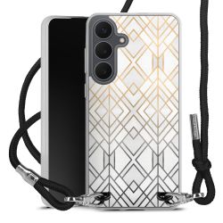 New Carry Case Transparent Stoff schwarz/silber