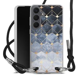 New Carry Case Transparent Stoff schwarz/silber