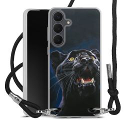 New Carry Case Transparent Stoff schwarz/silber