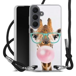 New Carry Case Transparent Stoff schwarz/silber