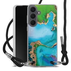 New Carry Case Transparent Stoff schwarz/silber