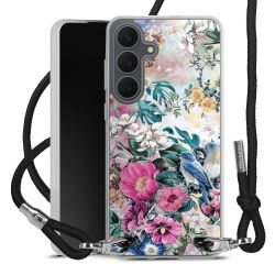 New Carry Case Transparent Stoff schwarz/silber