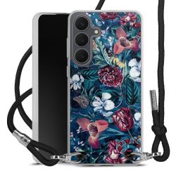 New Carry Case Transparent Stoff schwarz/silber