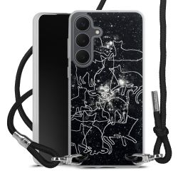 New Carry Case Transparent Stoff schwarz/silber