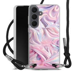 New Carry Case Transparent Stoff schwarz/silber