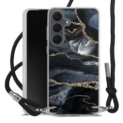 New Carry Case Transparent Stoff schwarz/silber