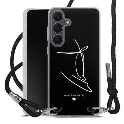 Carry Case Stoff schwarz/silber