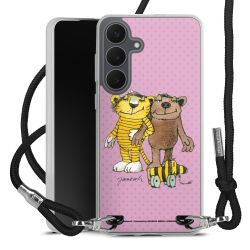 New Carry Case Transparent Stoff schwarz/silber