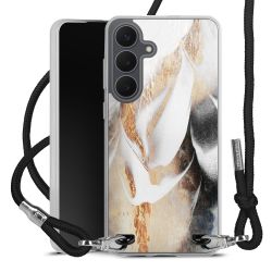 New Carry Case Transparent Stoff schwarz/silber