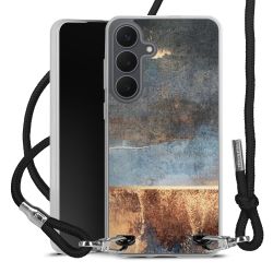 New Carry Case Transparent Stoff schwarz/silber