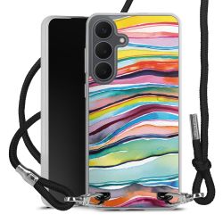 New Carry Case Transparent Stoff schwarz/silber